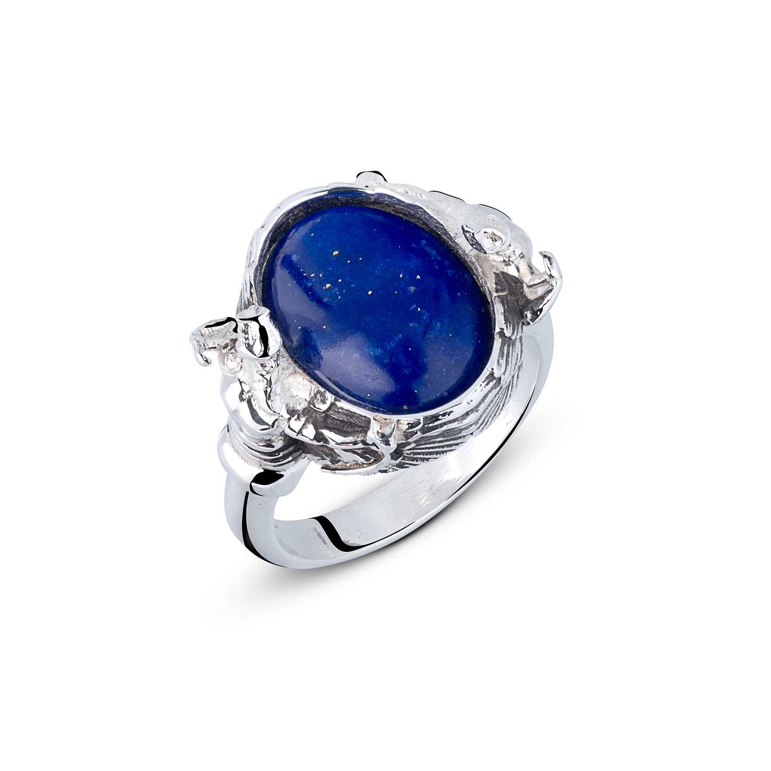Ashur Lapis Lazuli ring top image